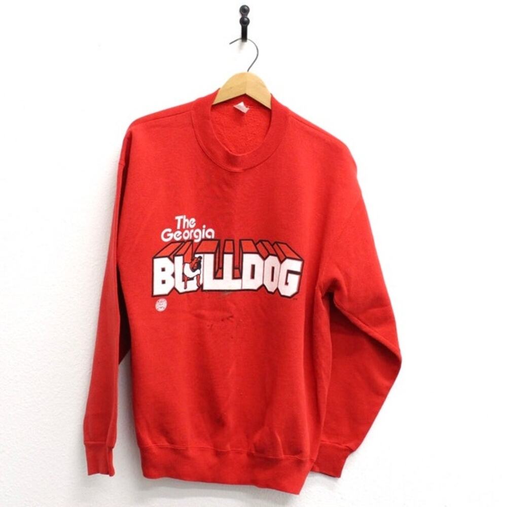 Vintage University of Georgia Bulldogs Sweatshirt Large